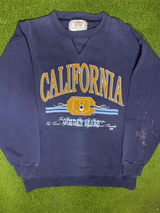 90s California Golden Bears - Vintage College Sweatshirt (Medium) 