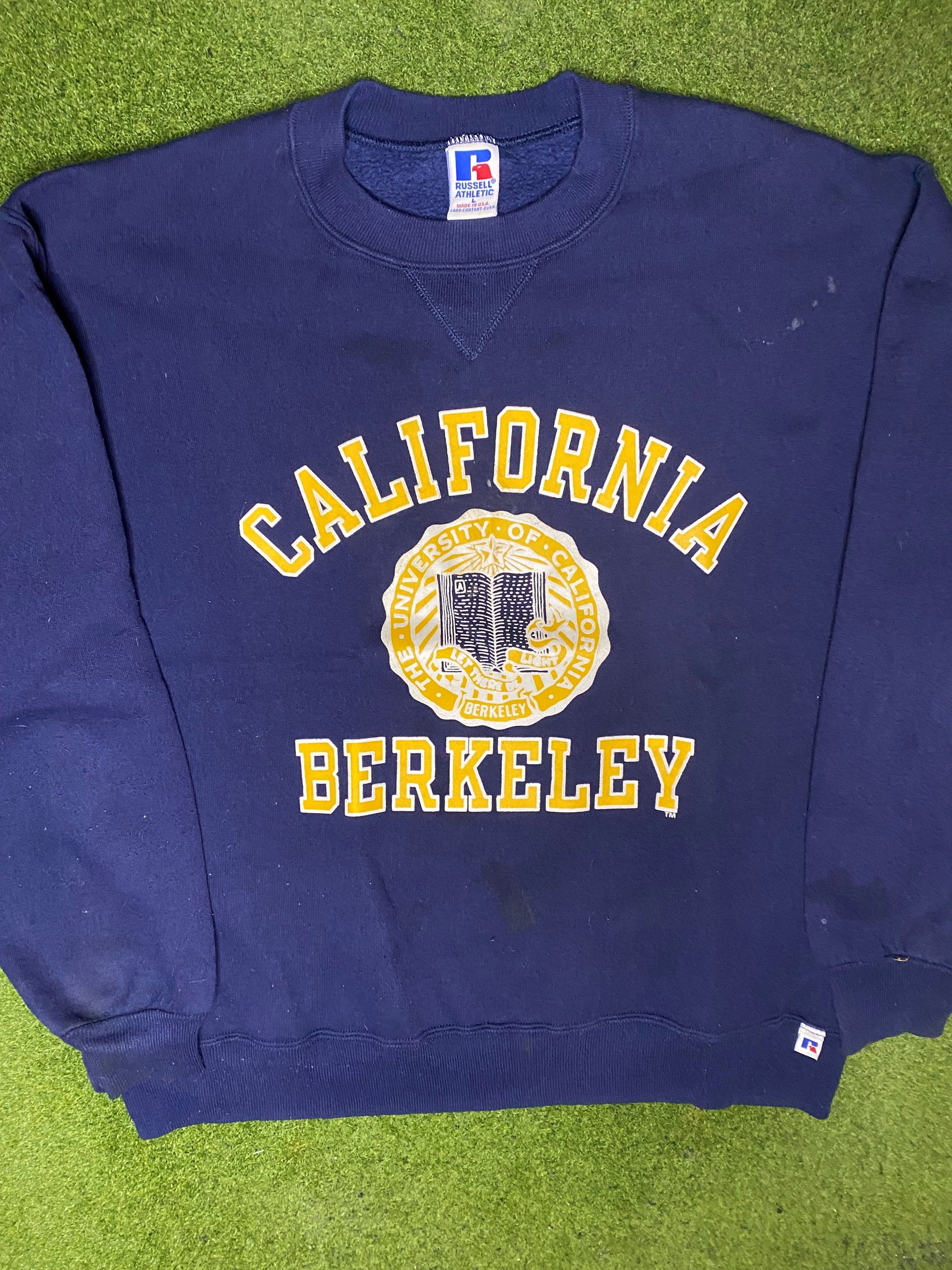 90s California Golden Bears - Vintage University Sweatshirt (Large) - Gametime Vintage