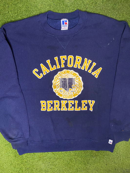 90s California Golden Bears - Vintage University Sweatshirt (Large) - Gametime Vintage