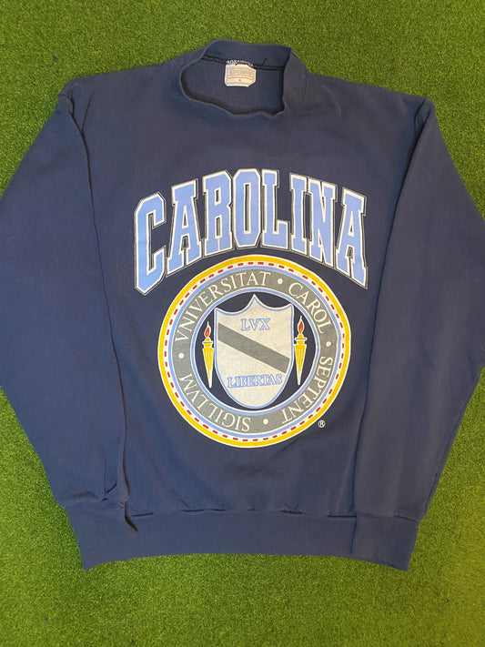 90s North Carolina Tar Heels - Vintage University Crewneck Sweatshirt (XL)