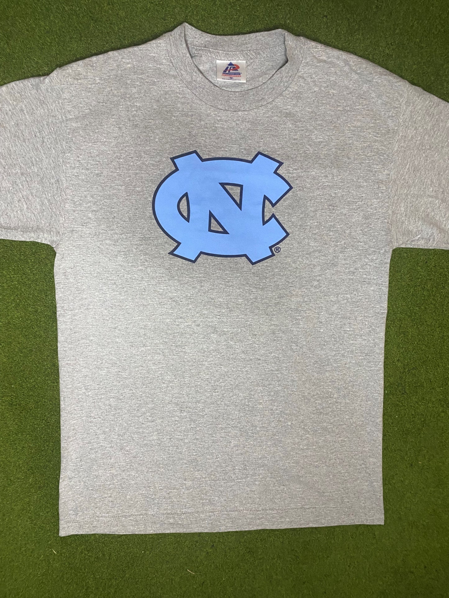 90s Carolina Tar Heels - Double Sided - Vintage College T-Shirt (Medium) Gametime Vintage