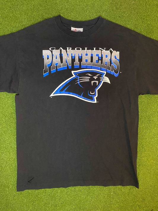 90s Carolina Panthers - Vintage NFL T-Shirt (XL) - Gametime Vintage