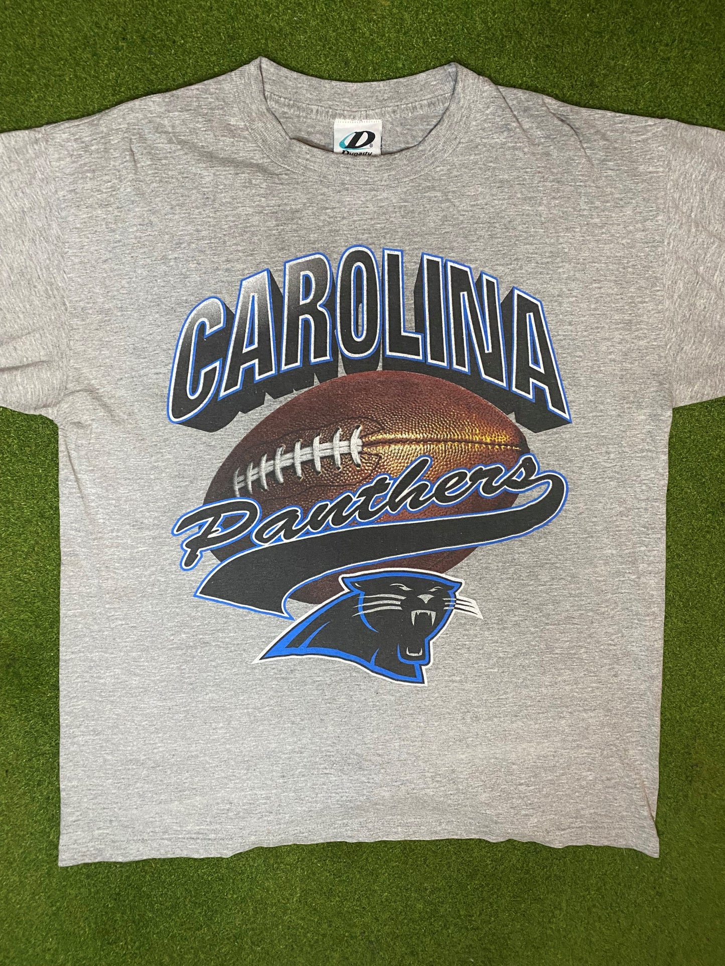 90s Carolina Panthers - Vintage NFL T-Shirt (Large) Gametime Vintage