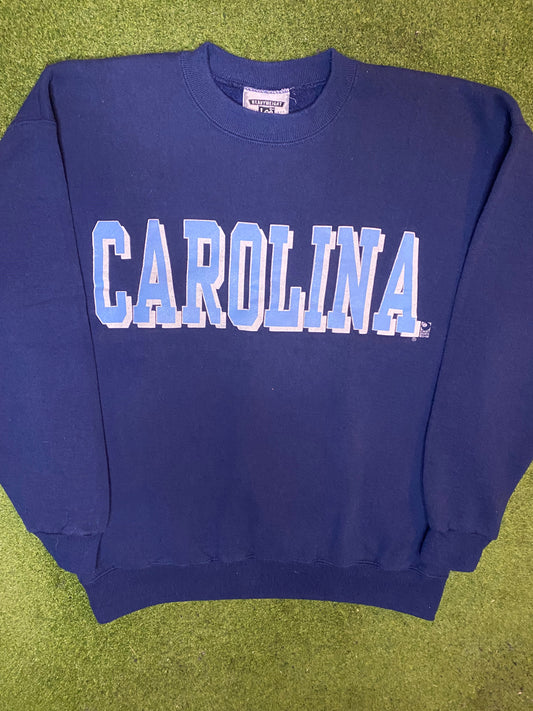 90s North Carolina Tar Heels - Vintage College Sweatshirt (Large) 