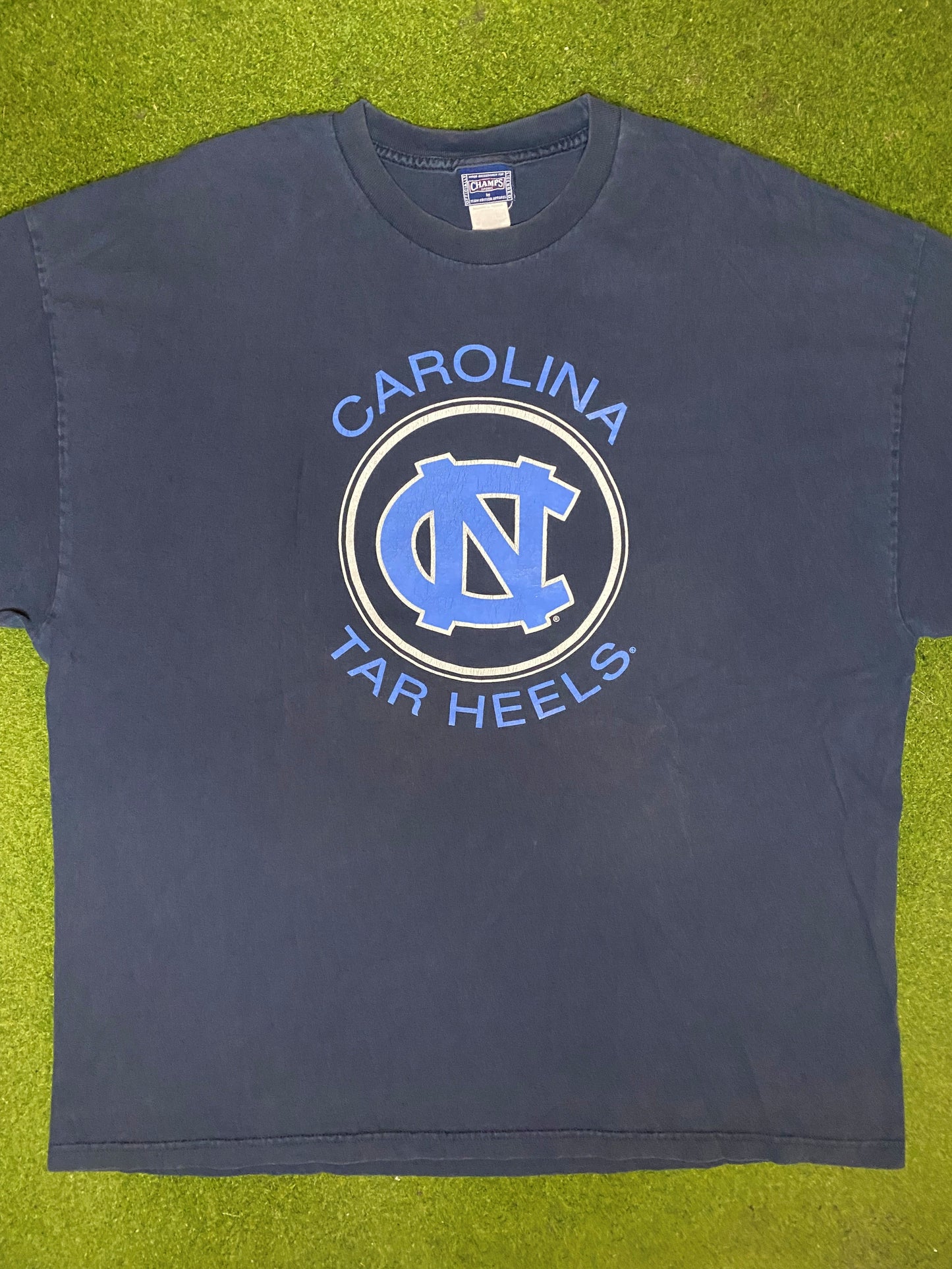 90s North Carolina Tar Heels - Vintage College T-Shirt (2XL)