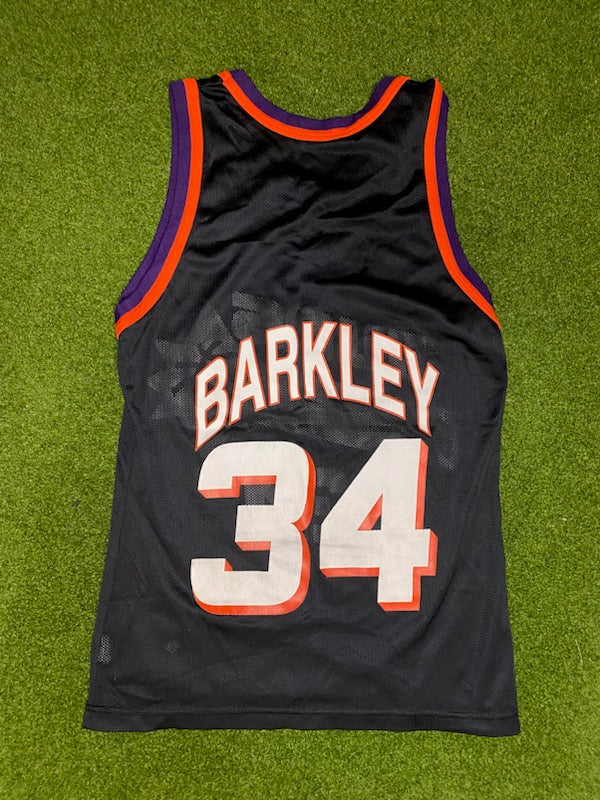 90s Phoenix Suns - Charles Barkley #34 - Champion - Vintage NBA Jersey (36) 