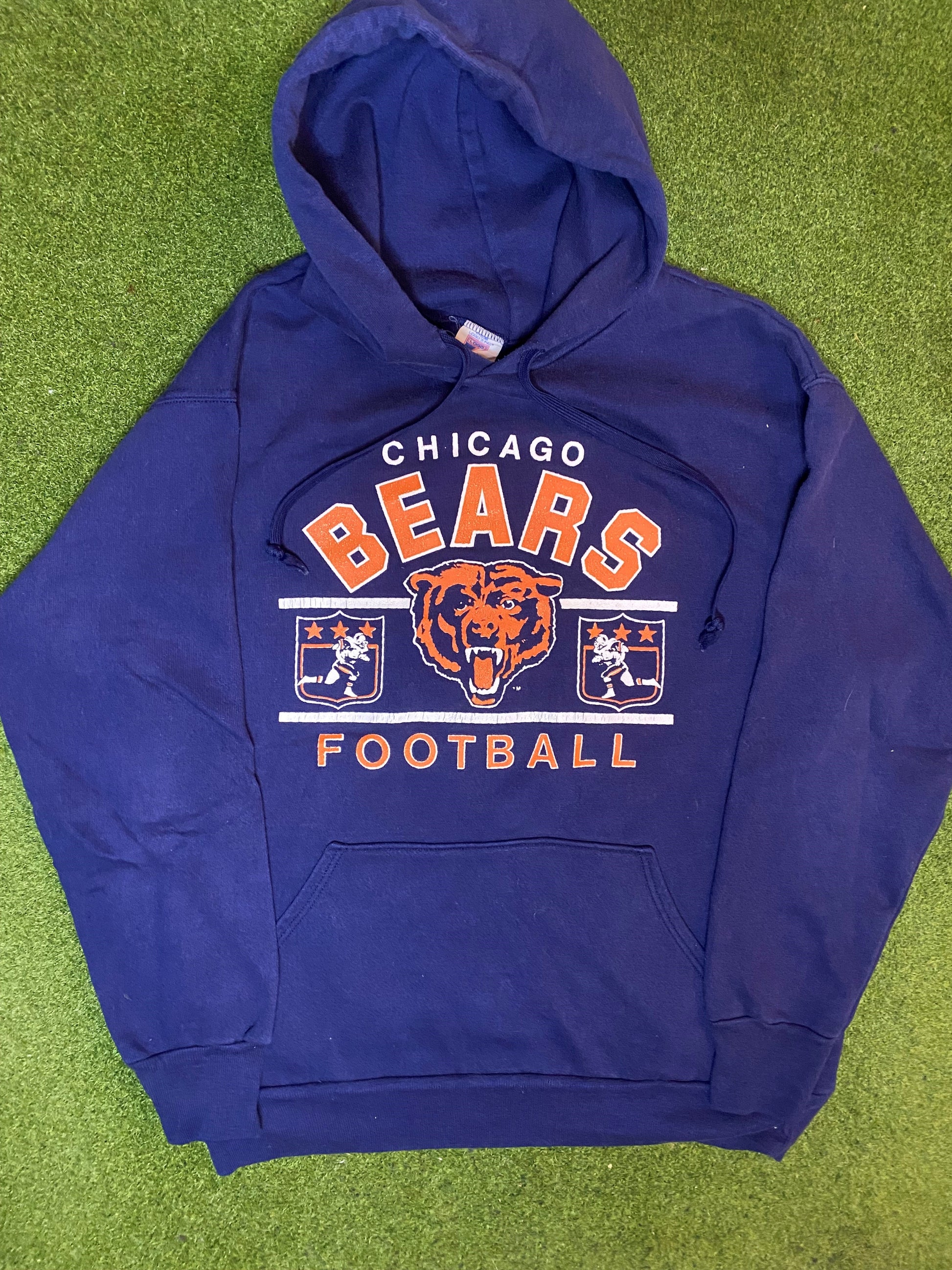 90s Chicago Bears - Vintage NFL Hoodie (Large)