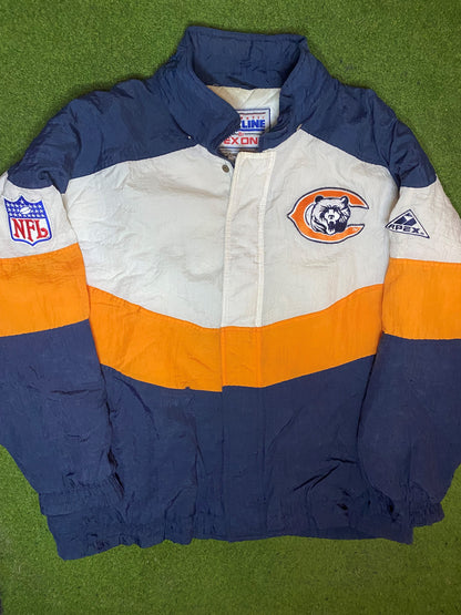 90s Chicago Bears - Vintage NFL Winter Jacket (Large)