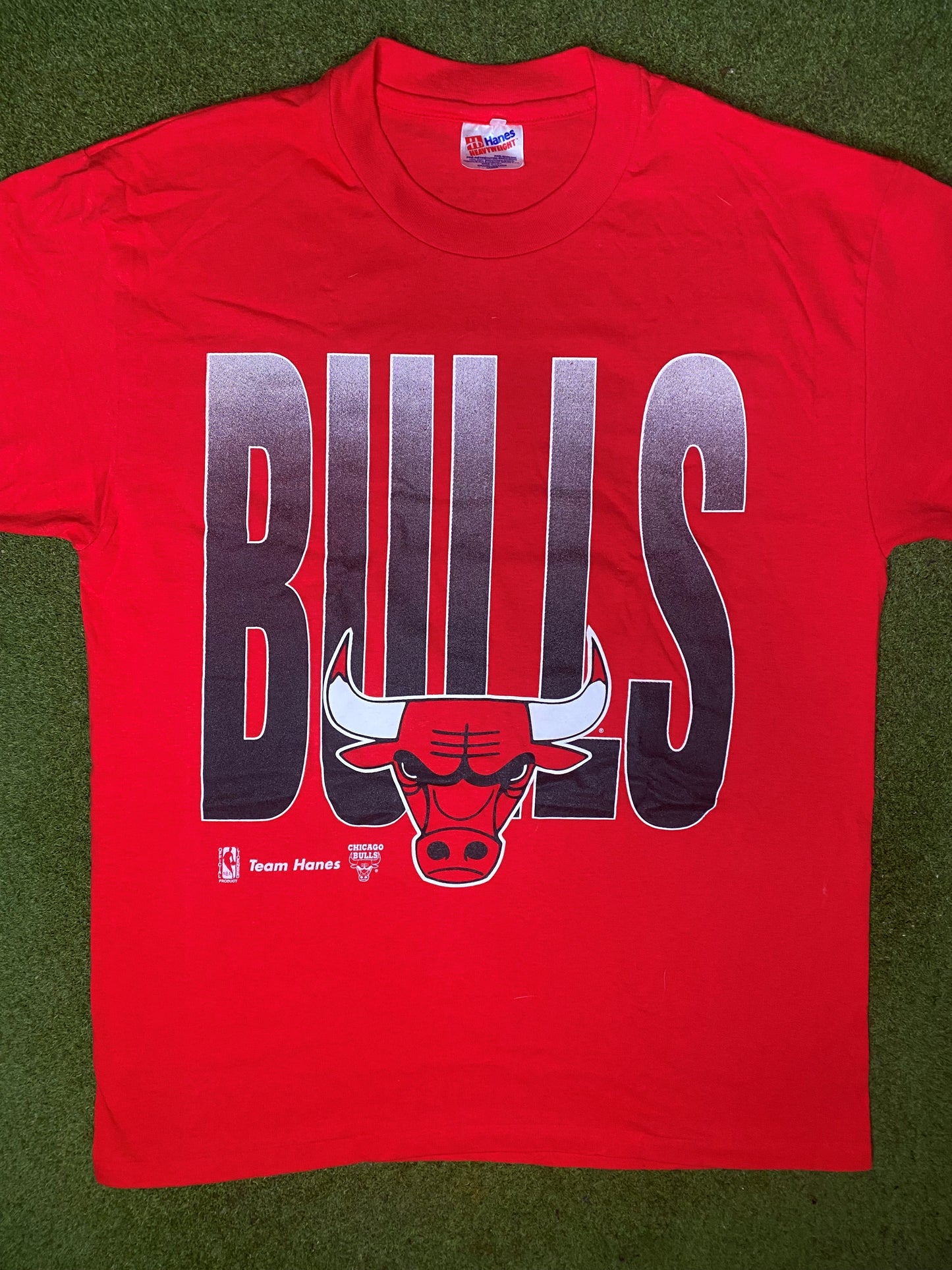 90s Chicago Bulls - Vintage NBA T Shirt (Large)