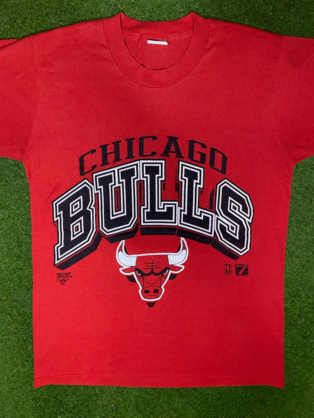 90s Chicago Bulls - Vintage NBA T Shirt (Medium)