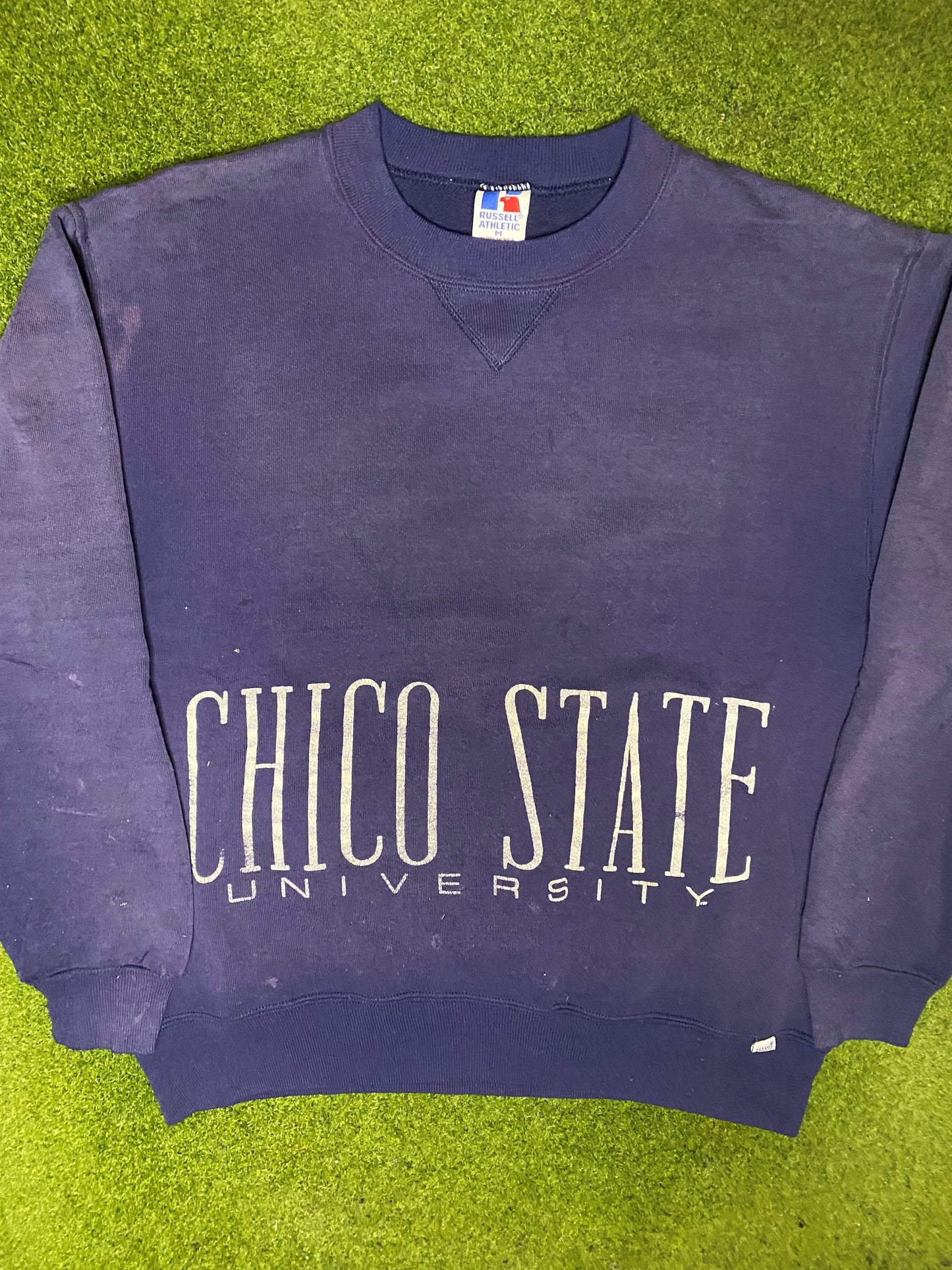 90s Chico State Wildcats - Vintage University Sweatshirt (Medium) Gametime Vintage