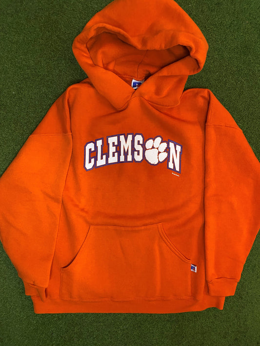 90s Clemson Tigers - Vintage College Hoodie (Youth XL) Gametime Vintage