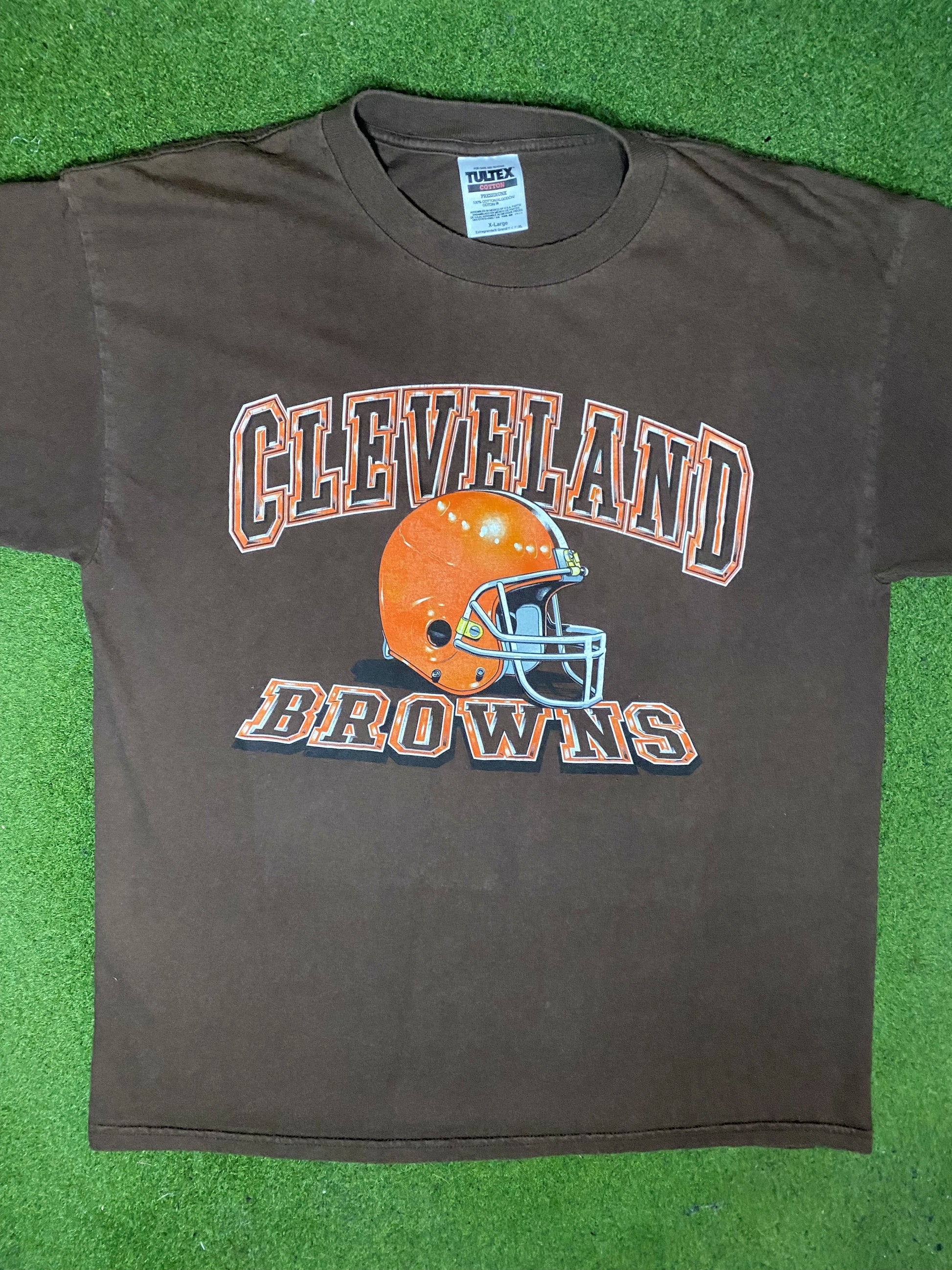 90s Cleveland Browns - Vintage NFL T-Shirt (XL) - Gametime Vintage