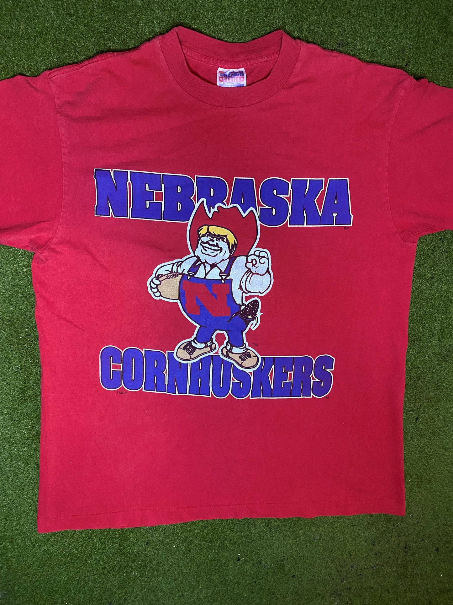 90s Nebraska Cornhuskers - Vintage College T-Shirt (XL)