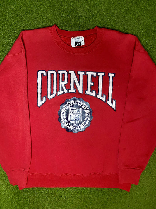 90s Cornell Big Red - Vintage Ivy League Sweatshirt (Large)