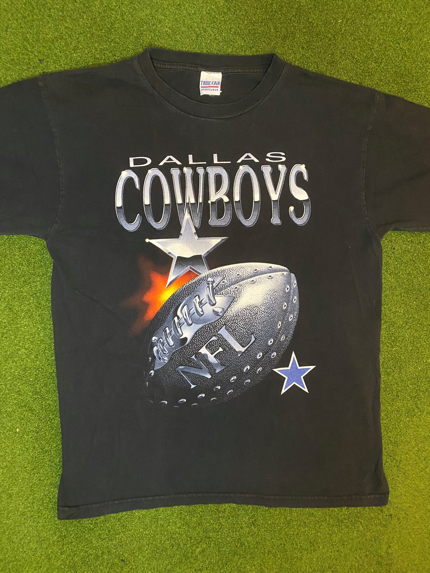 90s Dallas Cowboys - Vintage NFL T-Shirt (Large)