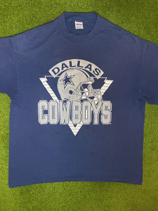 90s Dallas Cowboys - Vintage NFL T-Shirt (XL) Gametime Vintage