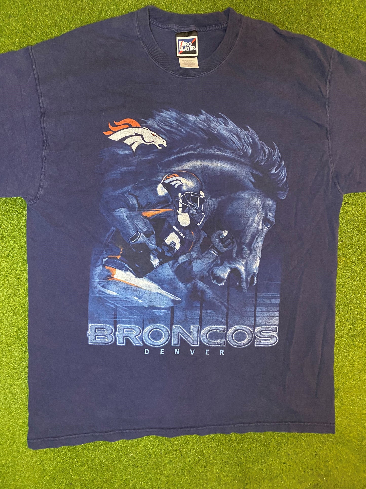 90s Denver Broncos - Vintage NFL T-Shirt (XL)