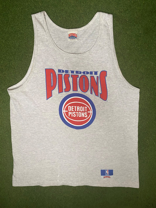 90s Detroit Pistons - Vintage NBA Tank (XL)