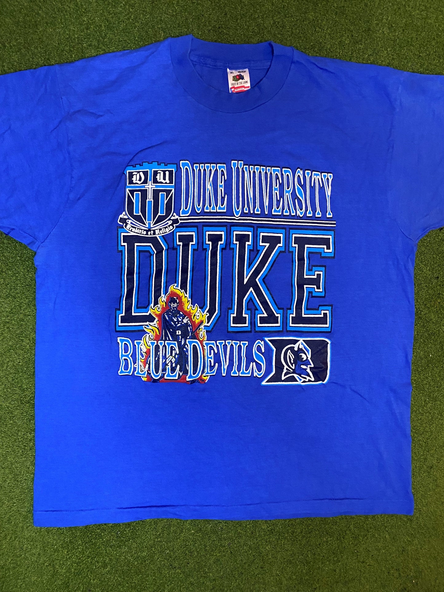 90s Duke Blue Devils - Vintage College T-Shirt (XL) 