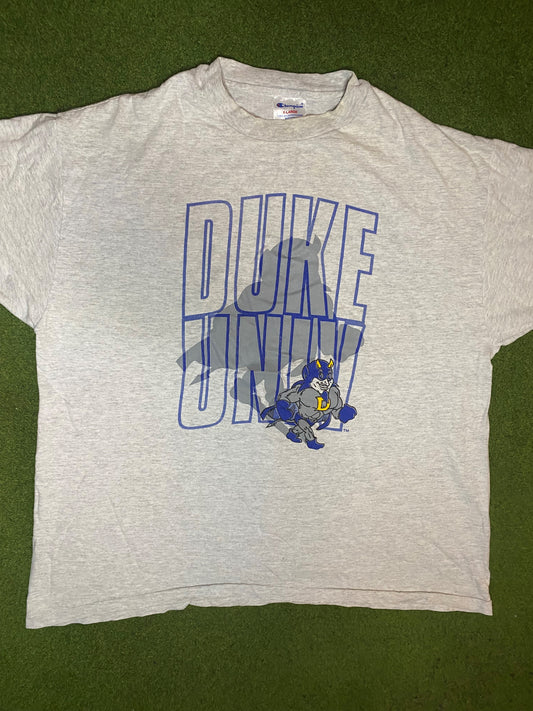 90s Duke Blue Devils - Vintage College T-Shirt (XL) Gametime Vintage