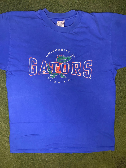 90s Florida Gators - Vintage College T Shirt (XL) - Gametime Vintage