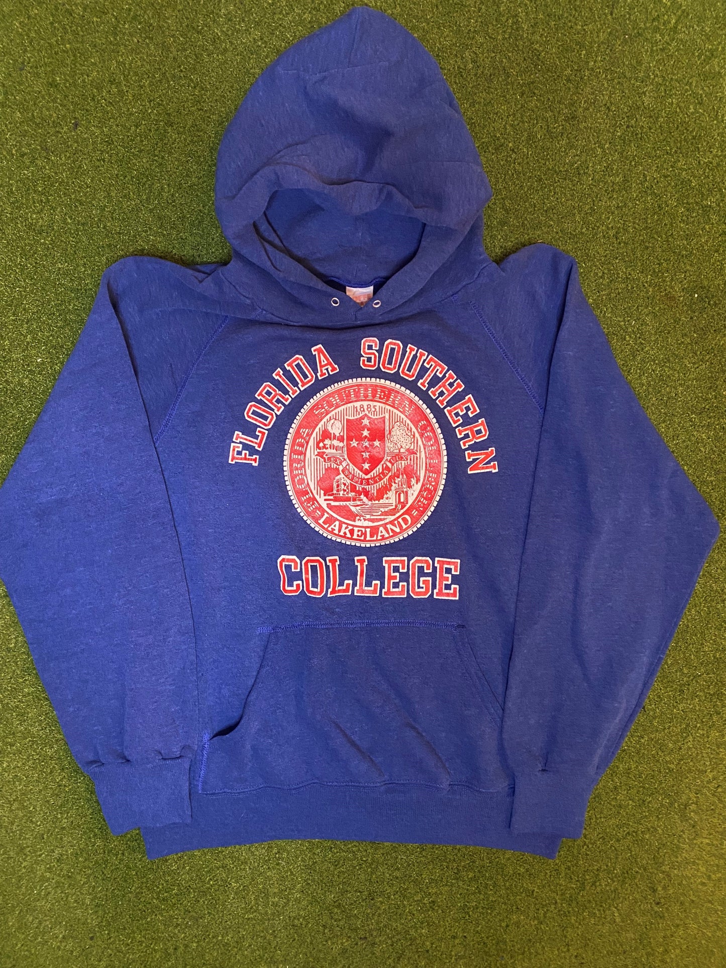 80s Florida Southern Mocs - Vintage College Hoodie (Medium) Gametime Vintage