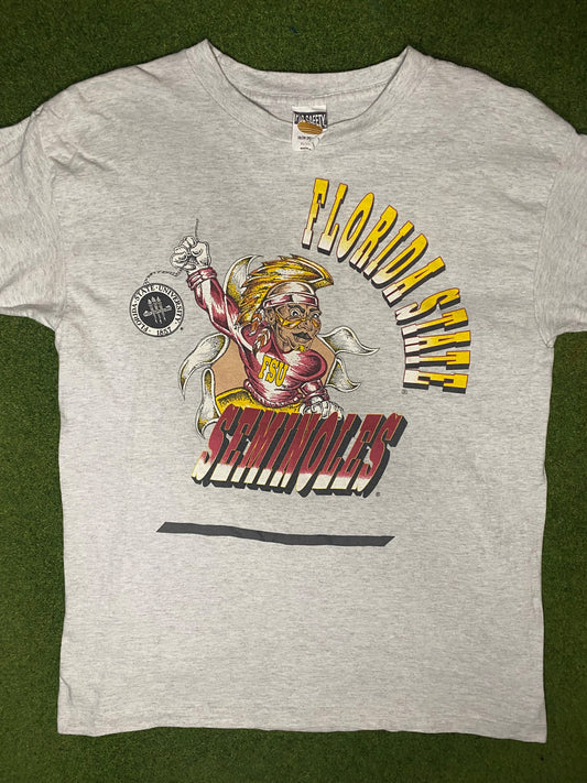 90s Florida State Seminoles - Vintage College T Shirt (Youth XL) - Gametime Vintage