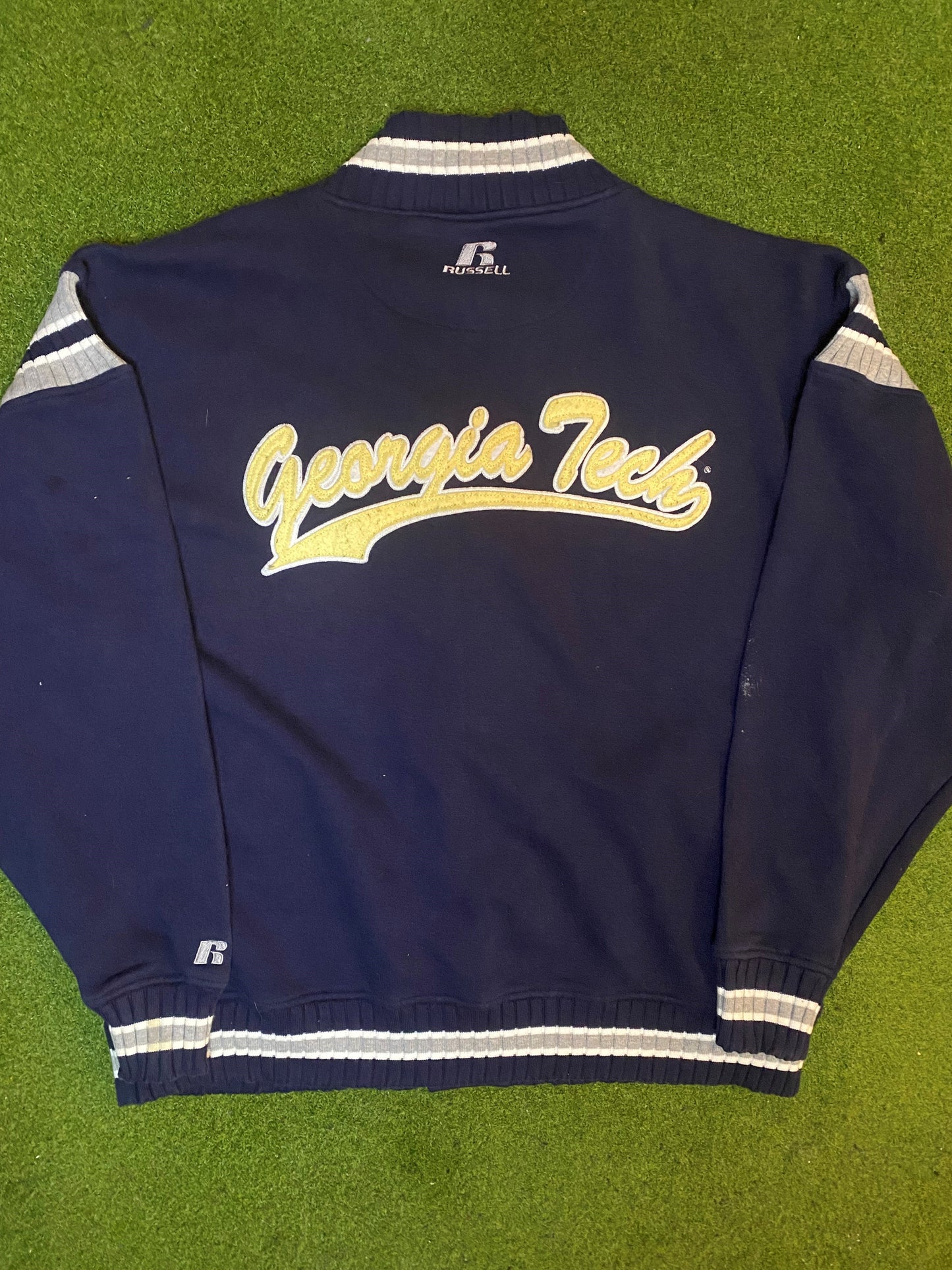 90s Georgia Tech Yellow Jackets - Team Issued - Vintage University Jacket (Large)