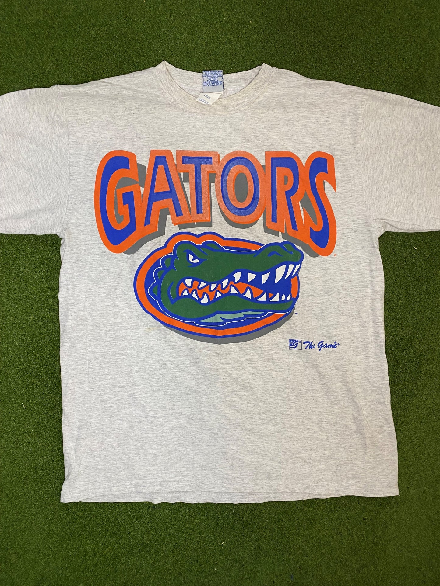 90s Florida Gators - Big Logo - Vintage College Tee Shirt (Large)