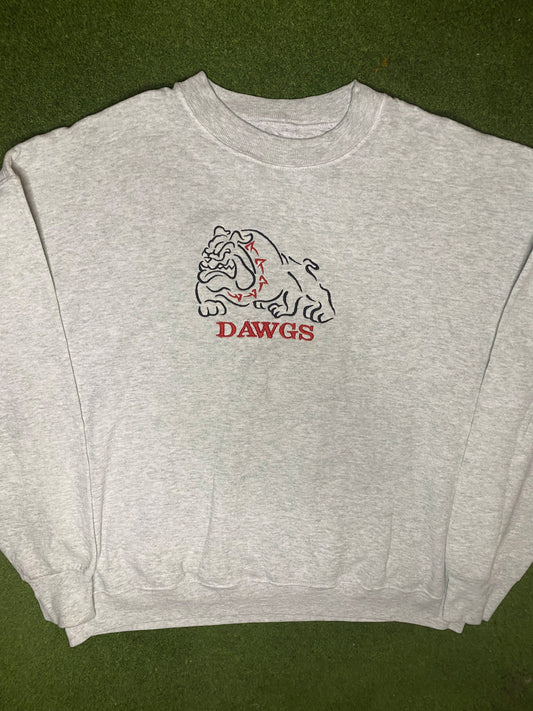 90s Georgia Bulldogs - Vintage College Sweatshirt (XL) Gametime Vintage