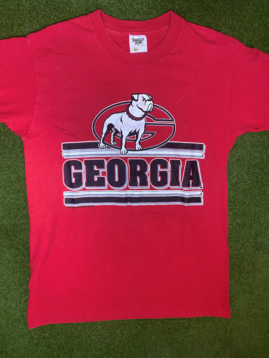 90s Georgia Bulldogs - Vintage College T-Shirt (Large) Gametime Vintage