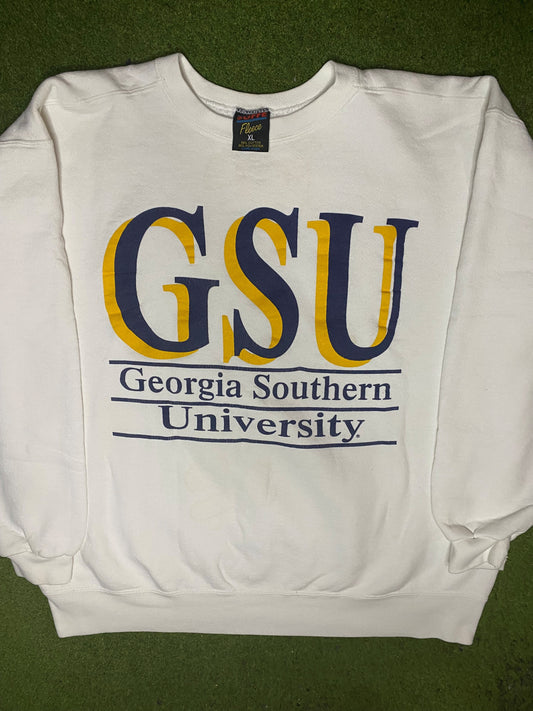 90s Georgia Southern Eagles - Vintage University Sweatshirt (XL) - Gametime Vintage