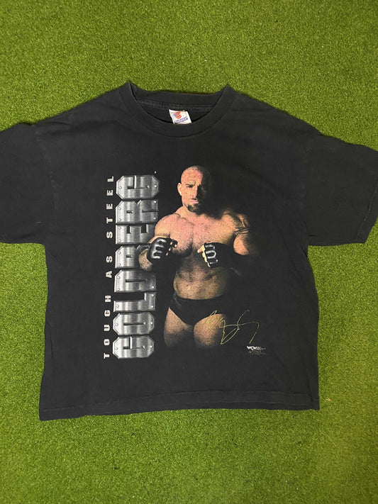 90s Goldberg - Tough as Steel - Vintage WCW Tee Shirt (Youth XL)