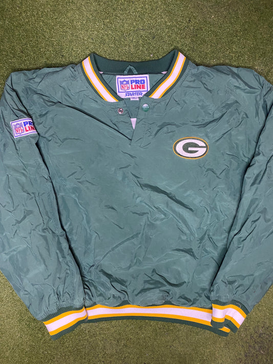 90s Green Bay Packers - Vintage NFL Pullover (XL) - Gametime Vintage