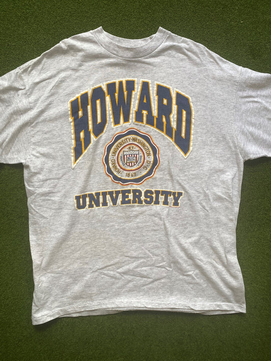 90s Howard Bison - Vintage HBCU T-Shirt (2XL) Gametime Vintage