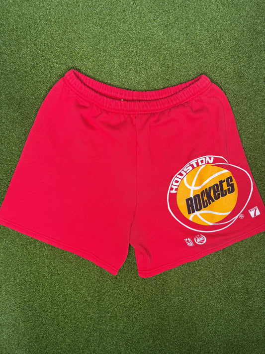 90s Houston Rockets - Vintage NBA Shorts (Medium)