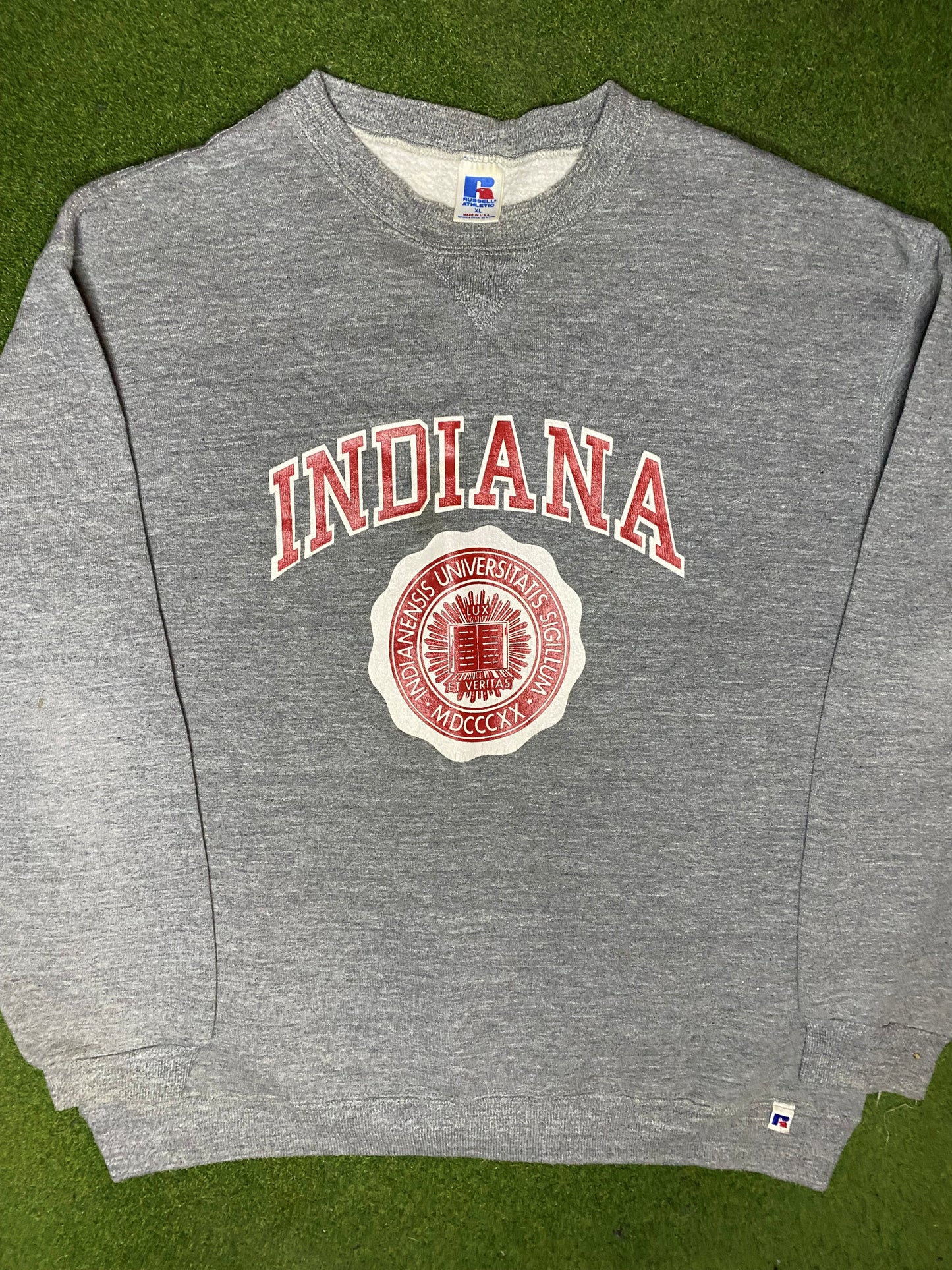 90s Indiana Hoosiers - Vintage University Sweatshirt (XL) Gametime Vintage