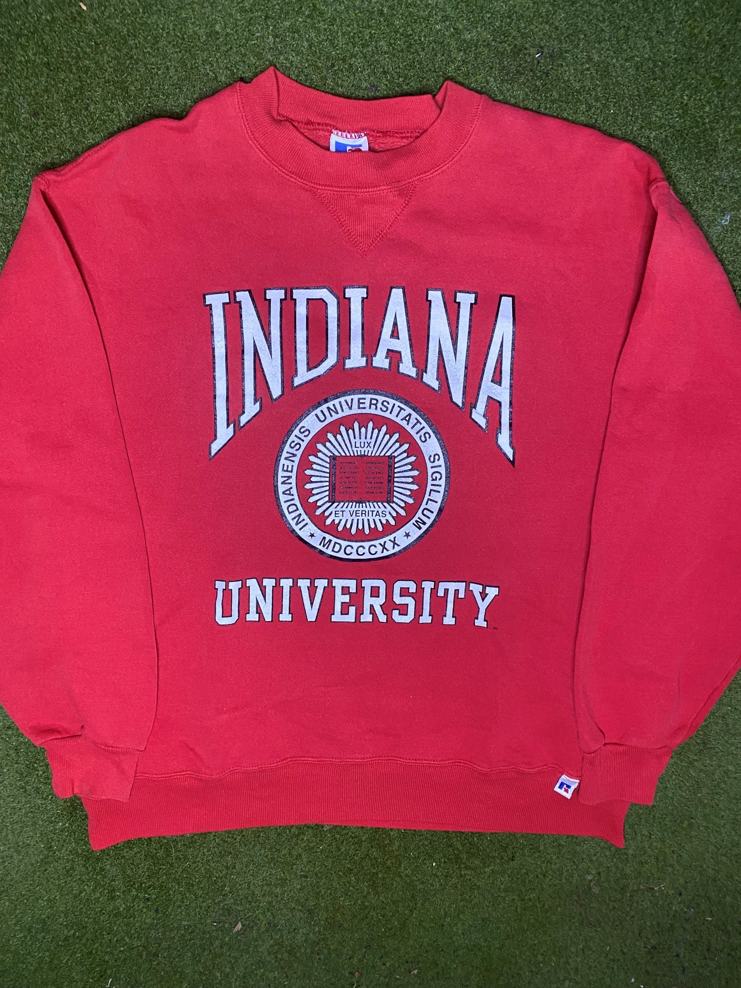 90s Indiana Hoosiers - Vintage University Sweatshirt (Large) 