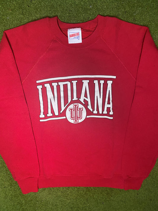 90s Indiana Hoosiers - Vintage College Sweatshirt (Youth XL) - Gametime Vintage