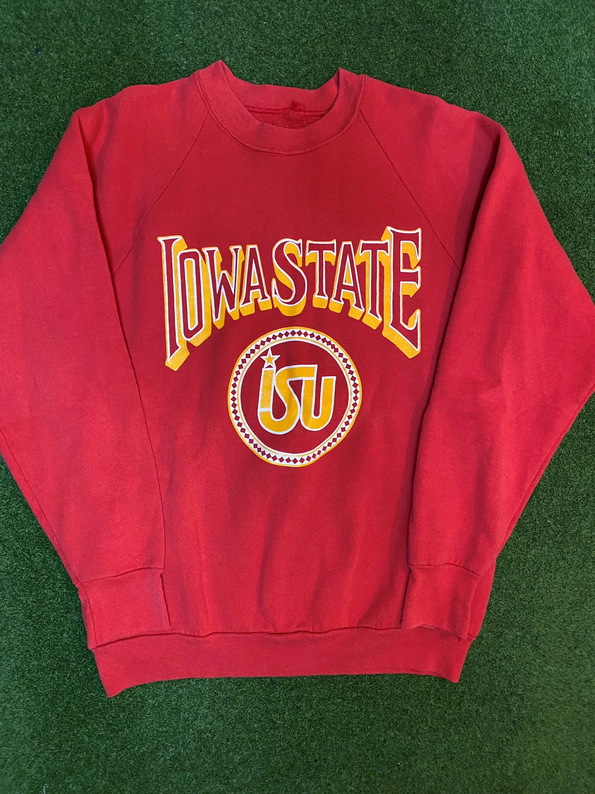 90s Iowa State Cyclones - Vintage College Crewneck (Medium)