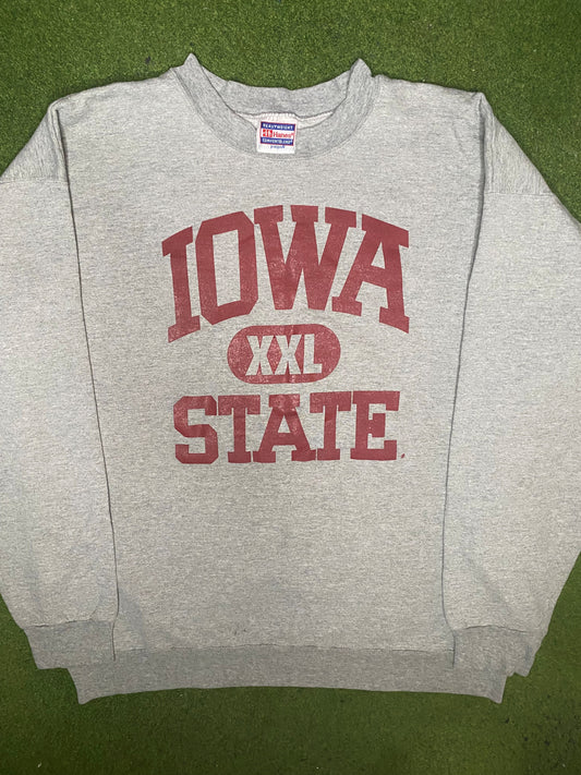 90s Iowa State Cyclones - Vintage College Sweatshirt (XL)