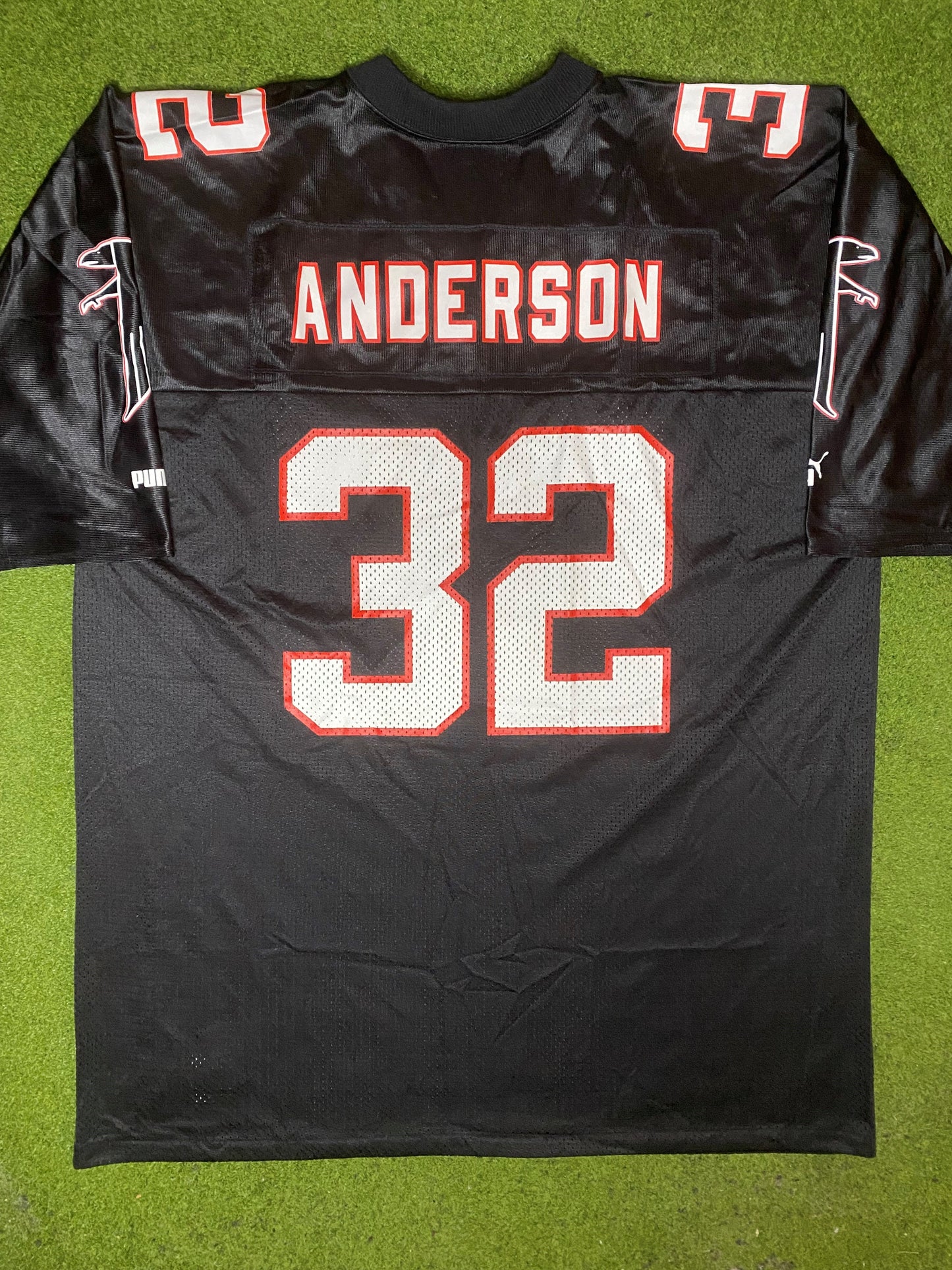 90s Atlanta Falcons - Jamal Anderson #32 - Puma - Vintage NFL Jersey (XL) Gametime Vintage