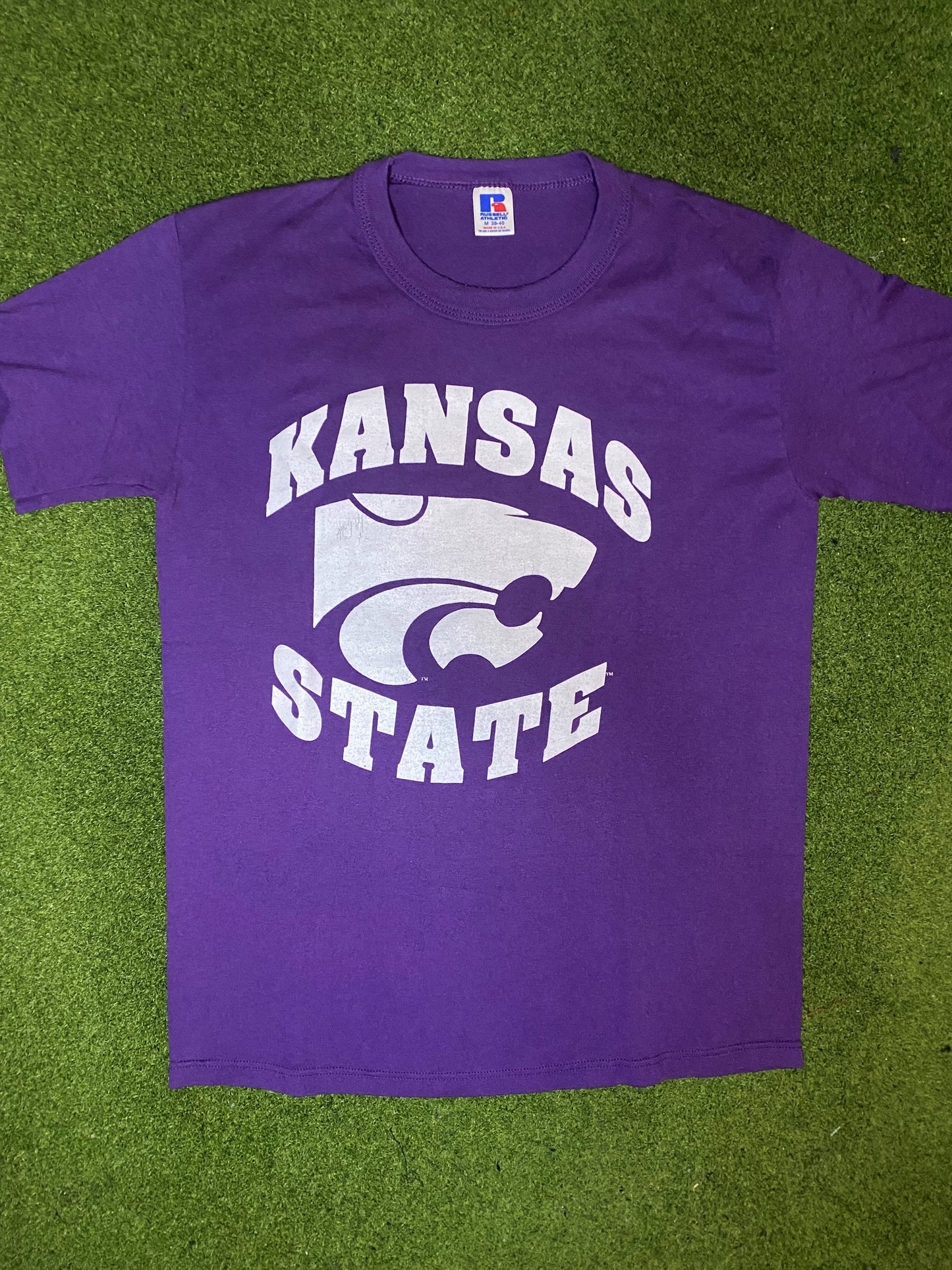 90s Kansas State Wildcats - Vintage College T-Shirt (Medium)