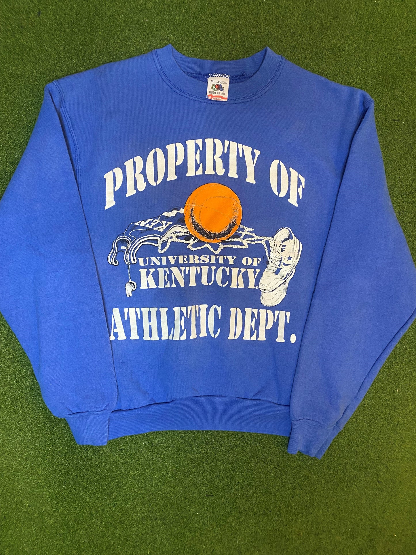 90s Kentucky Wildcats - Vintage College Crewneck Sweatshirt (Medium)