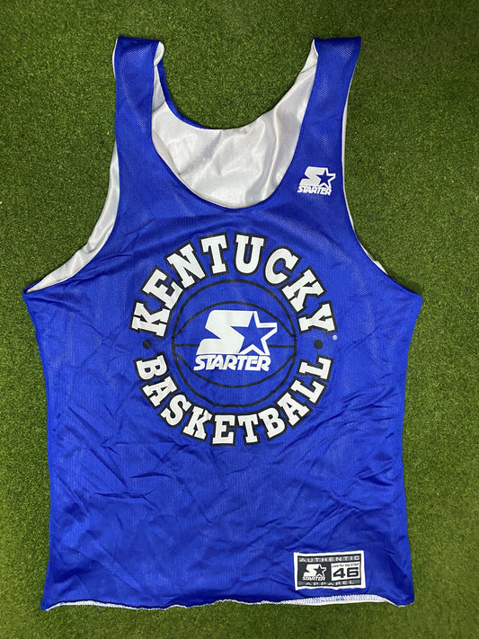 90s Kentucky Wildcats - Reversible - Vintage College Basketball Jersey (46) Gametime Vintage