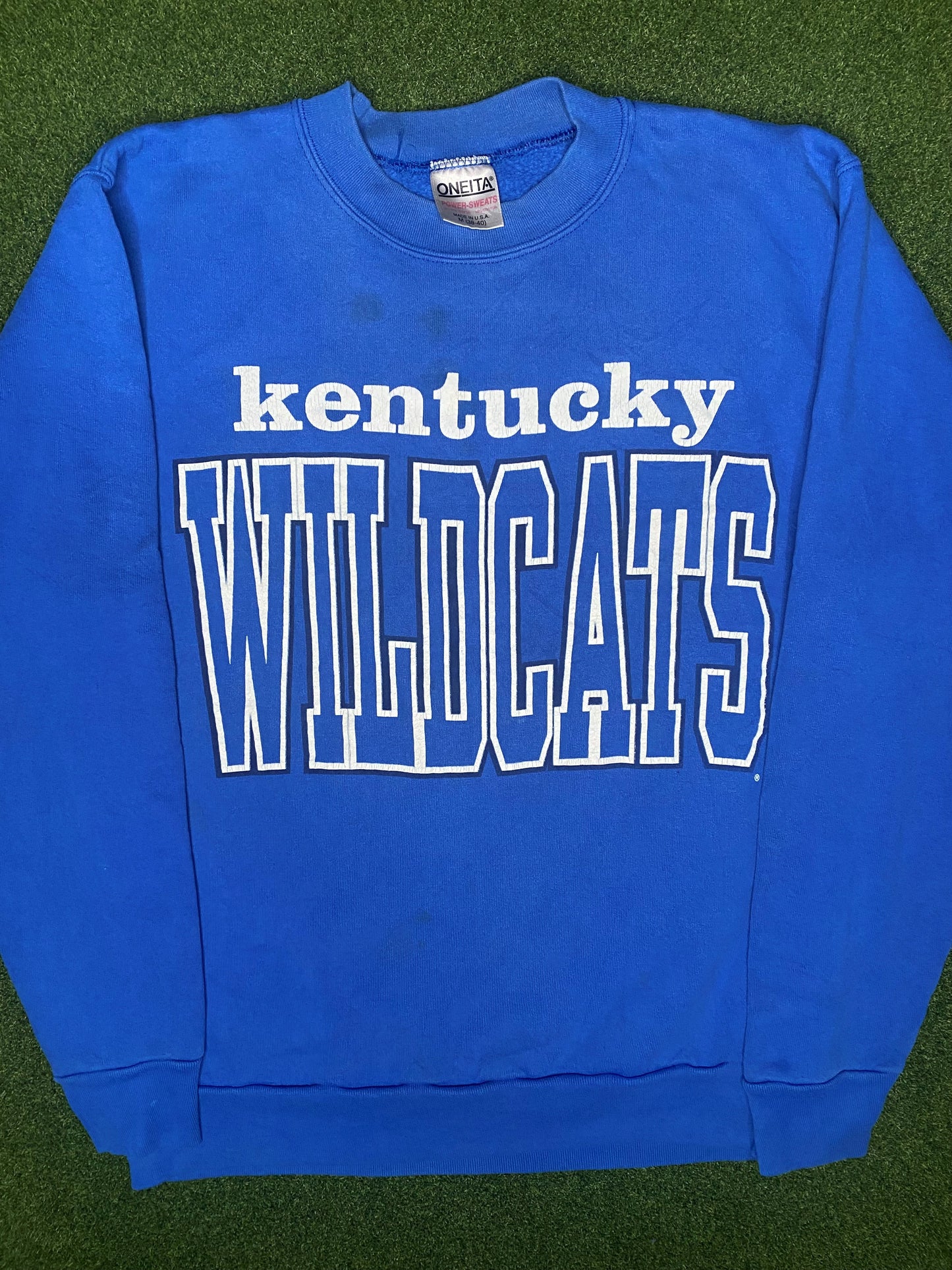 90s Kentucky Wildcats - Vintage College Sweatshirt (Medium)