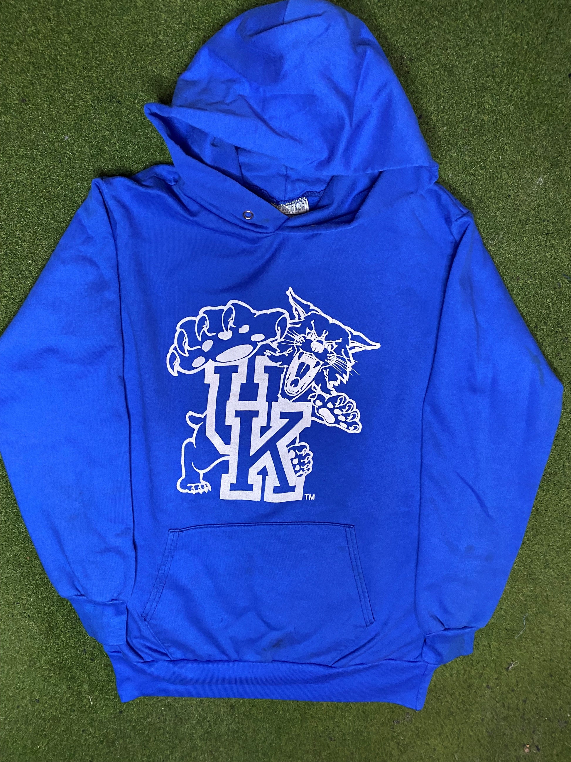 90s Kentucky Wildcats - Vintage College Hoodie (Large) 