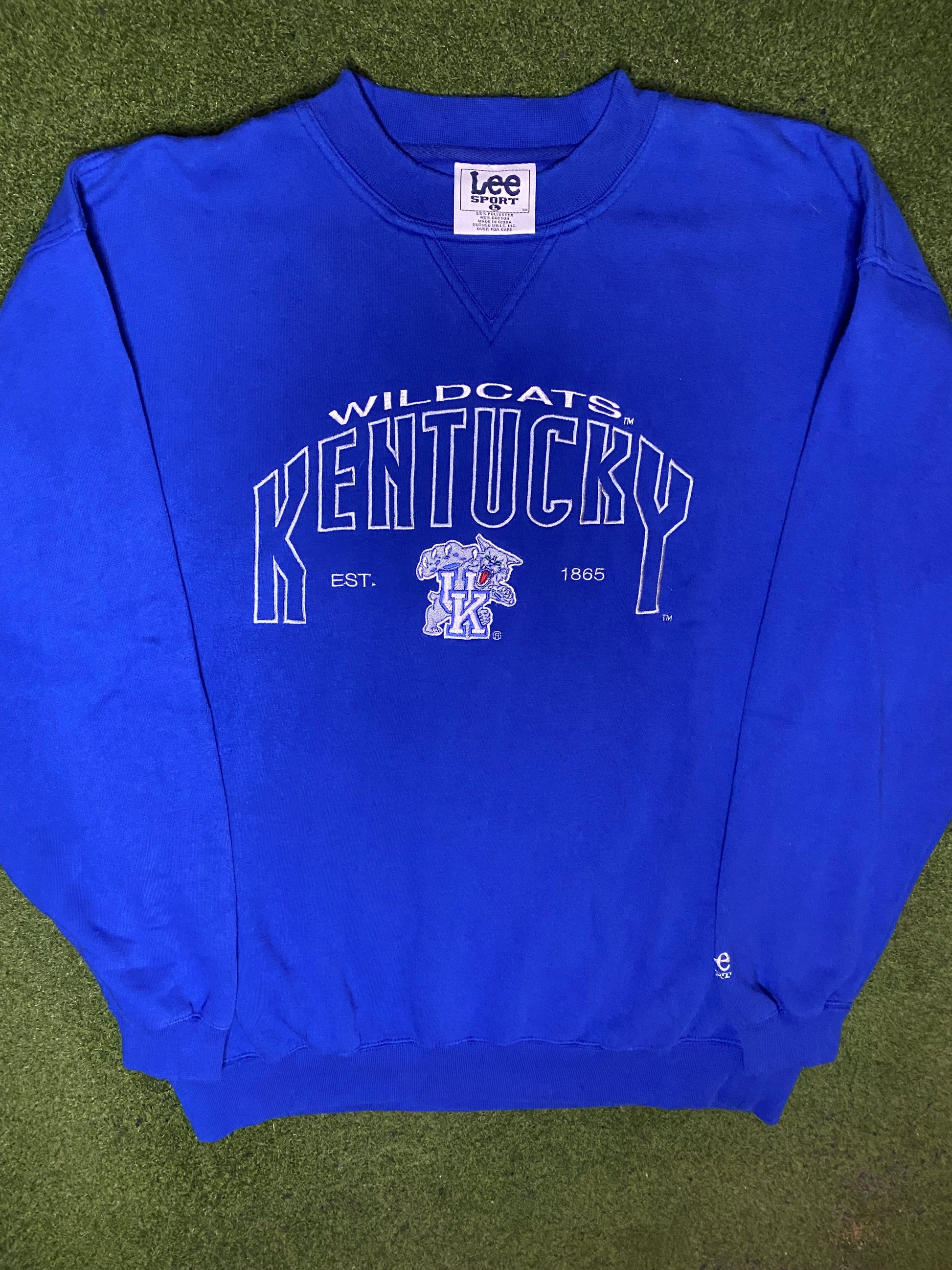 90s Kentucky Wildcats - Vintage College Sweatshirt (Large) 