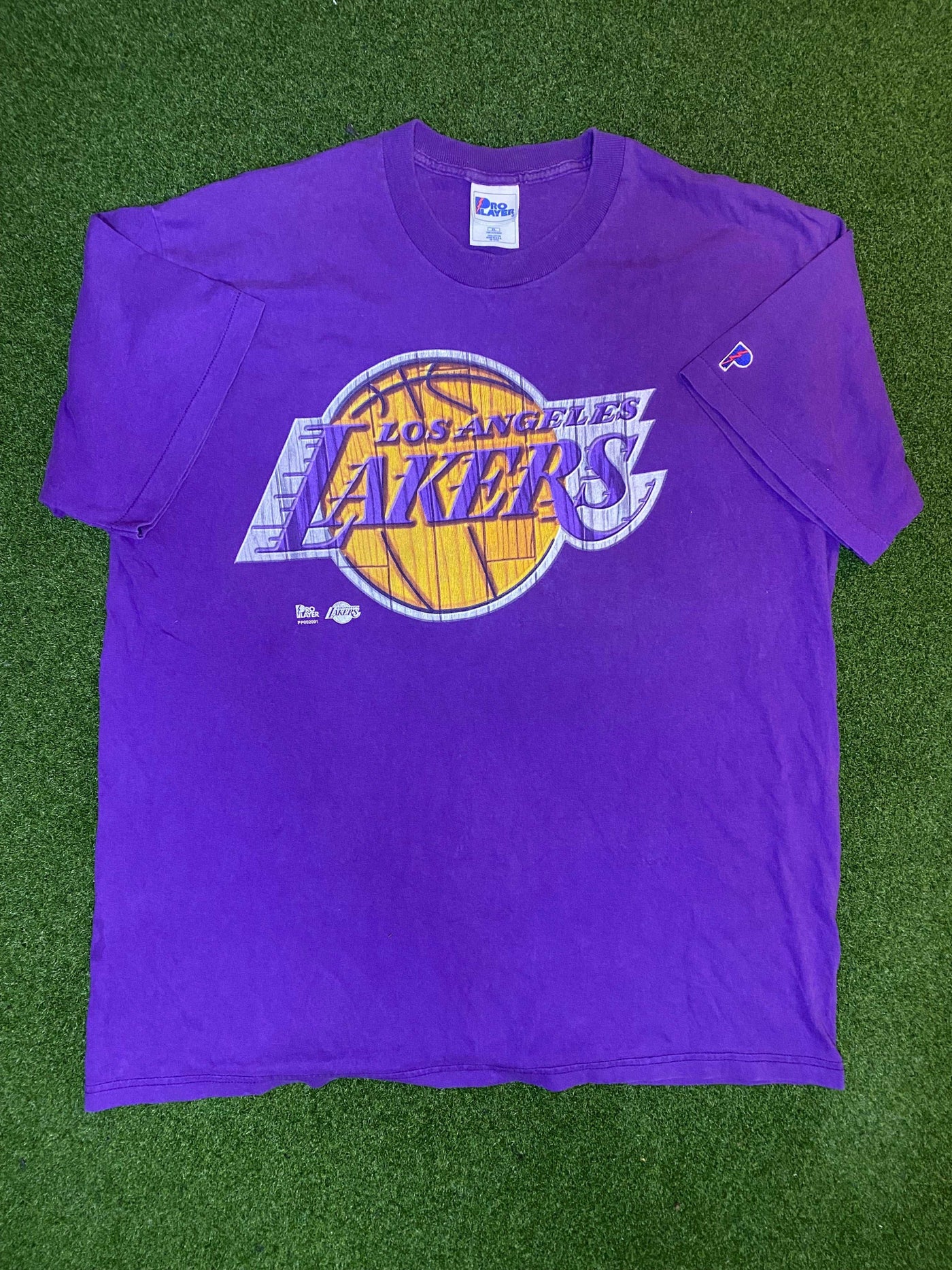 90s Los Angeles Lakers - Big Logo - Vintage NBA Tee Shirt (XL)